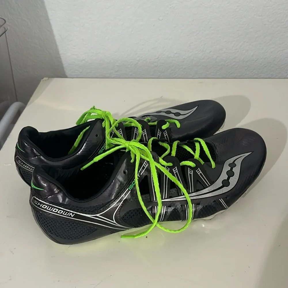 Saucony Men’s Isofit Showdown Track Spikes Running Racing Shoes Size 9